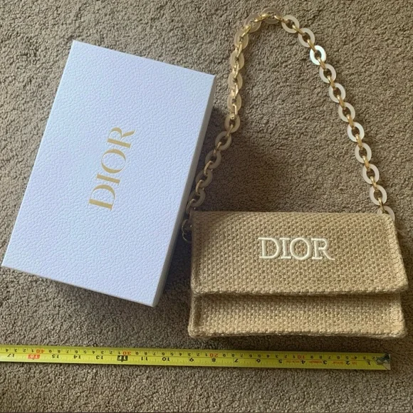 Dior VIP Shoulder Bag/Clutch with removable Chain Strap